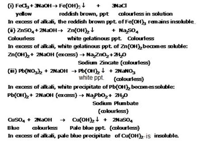 Selina Solutions Icse Class 10 Chemistry Chapter - Analytical Chemistry